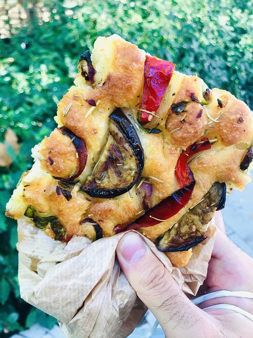 Focaccia  at Sophie in Istanbul