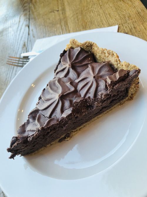 Chocolate tofu tart   at Sophie in Istanbul