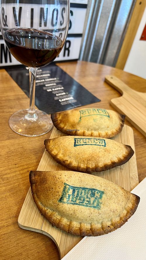 Empanadas and wine  at Morfar in Split