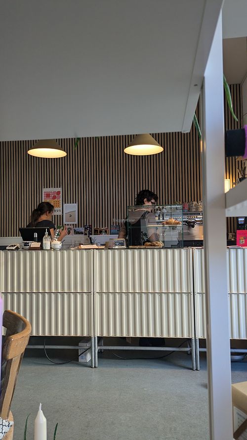 Counter at Fika Ladencafé in Munich