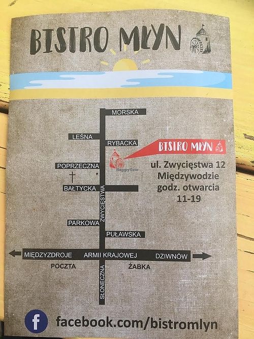 Locarion at Bistro Młyn in Miedzywodzie