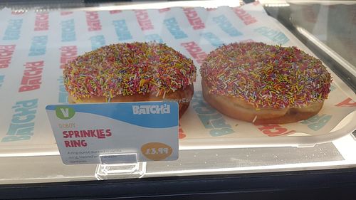 Sprinkles ring donuts at Batch'd in Leeds