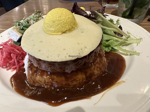 Vegan Loco Moco  at ALOHA TABLE Waikiki in Honolulu