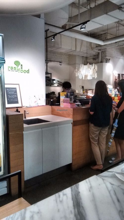 Entance at Real Food - The Central in Central Singapore