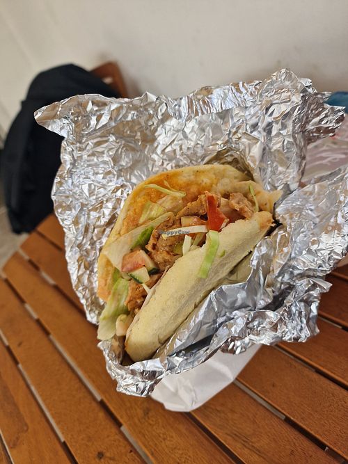 Gyro yummy at Shambala in Zagreb