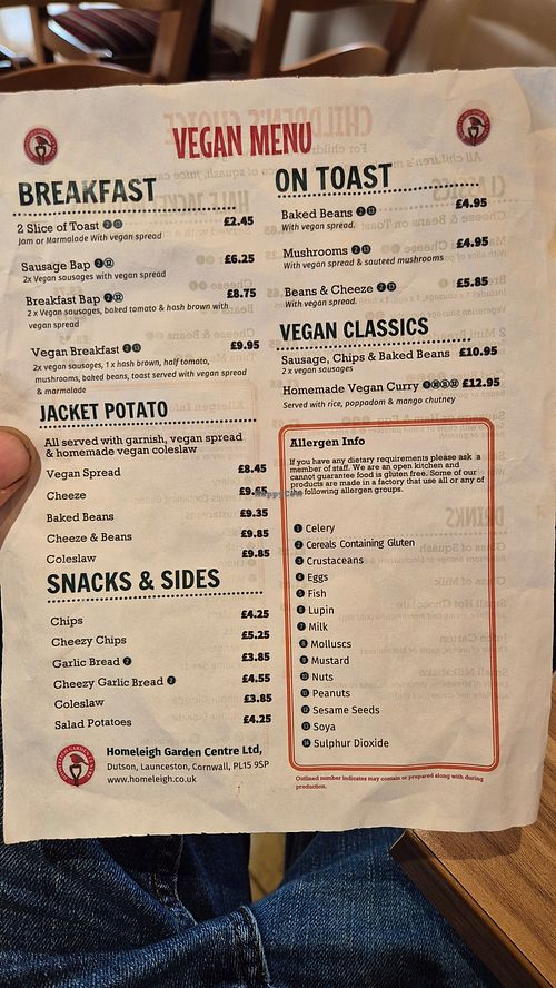 More options on the specials board :) at Homeleigh Garden Centre in Launceston