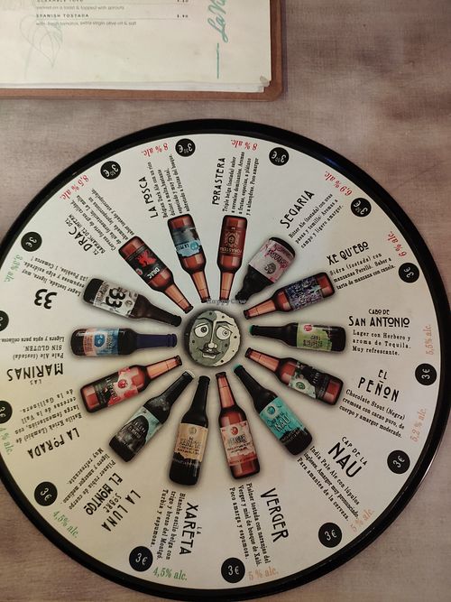 Beers at La Vida in Denia