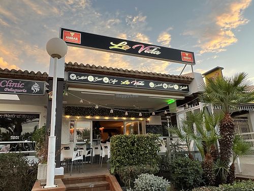 Outside  at La Vida in Denia