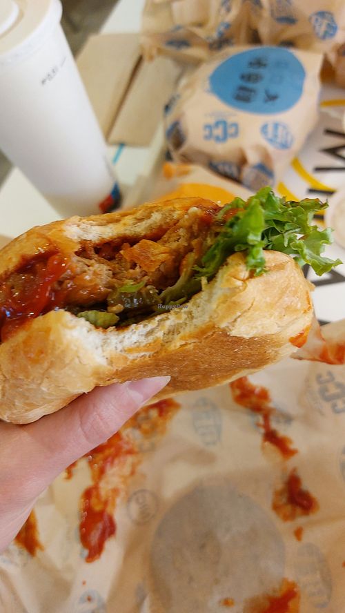  at NIC Veg Burger Restaurant in Stuttgart