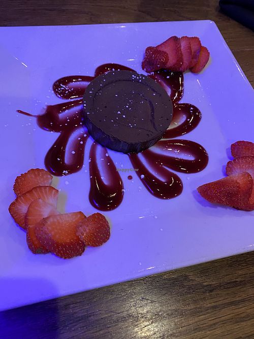 Chocolate vegan cheesecake   at Bar Grazie in Massapequa Park