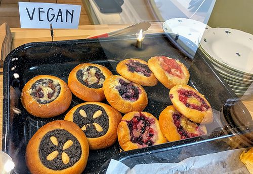 Vegan kolache at Kolacherie Celetna in Prague