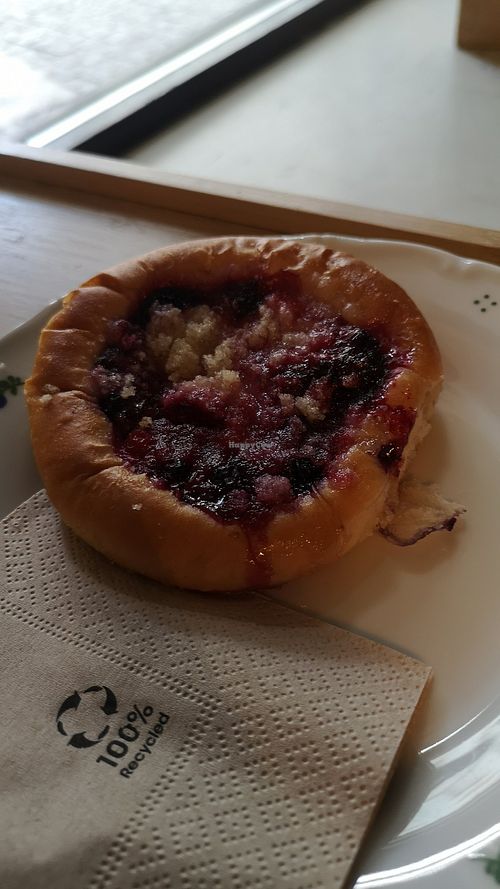 Coconut and berries at Kolacherie (Kampus Hybernska) in Prague