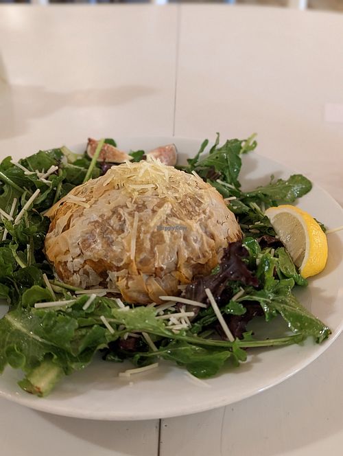 Crispy basilla at Tajine in Santa Fe