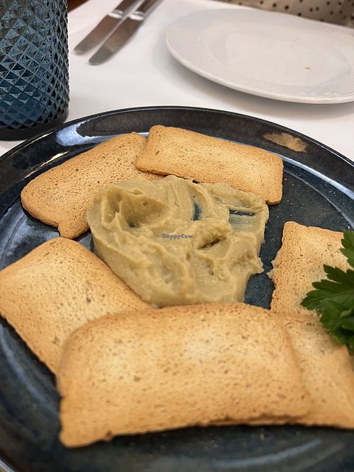 Hummus with toast  at Hotel Águas do Gerês in Geres