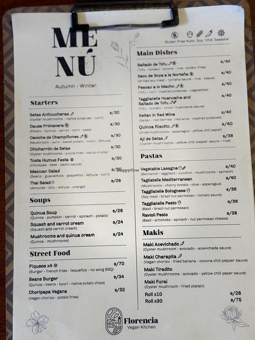   at Florencia - Vegan Kitchen in Lima