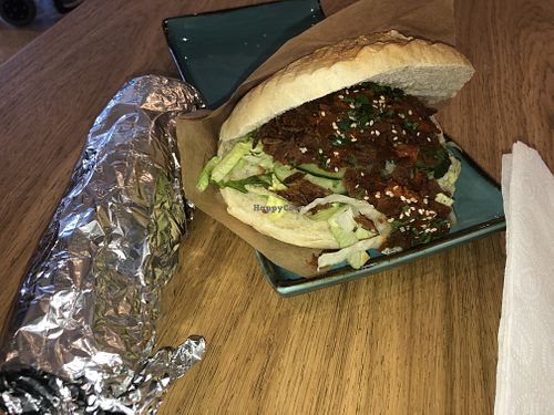 cigköfte take away and seitan döner  at Vegitat  in Weil Am Rhein