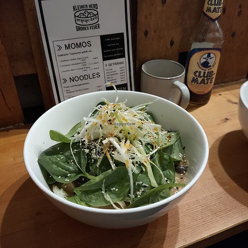 Vegan noodles at Kleiner Herd Großes Feuer in Bonn