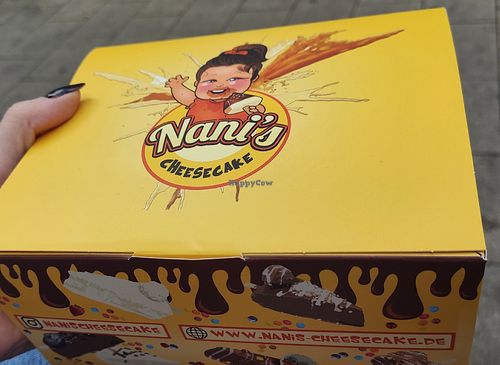 The box at Nani's Cheesecake in Cologne