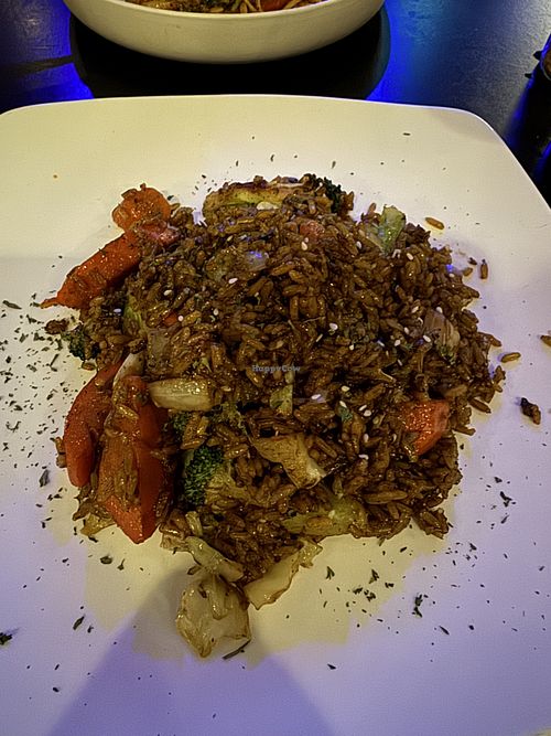 Veggie stir fry   at Surf N' Turf Bistro in St Thomas