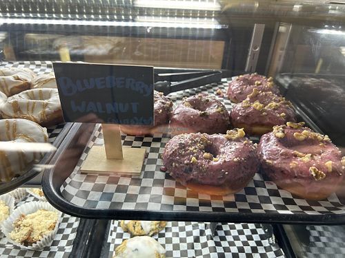 Vegan donuts   at Frankie's NY Bagels in Eureka