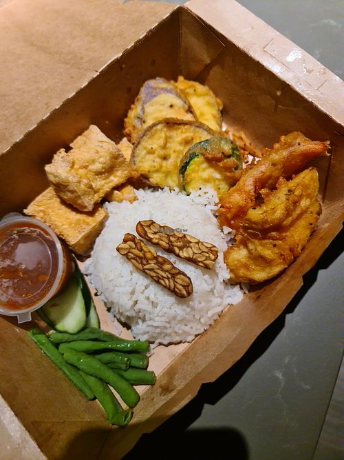 Tempeh at Six Spring Vegetarian Cafe in Penang