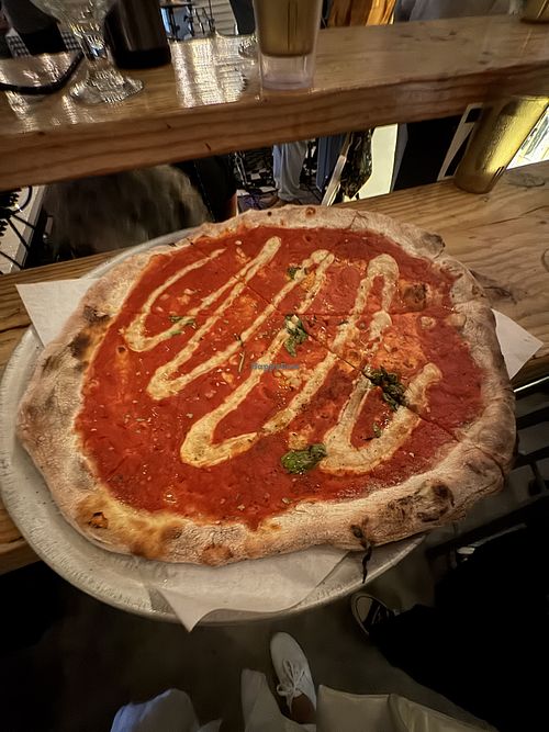 Margherita Pizzaa  at Pizza Casette in San Diego