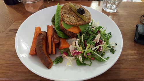 The Wild Winter Burger at Wild Food Cafe in London