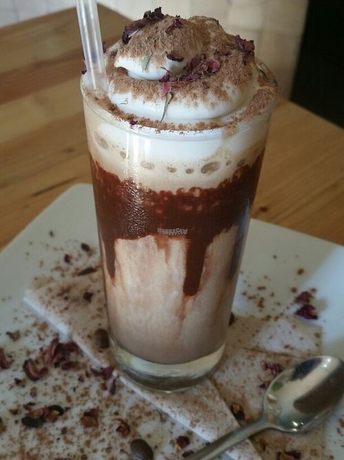 cappuccino at Wild Food Cafe in London