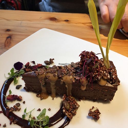 chococake...a true bomb! at Wild Food Cafe in London