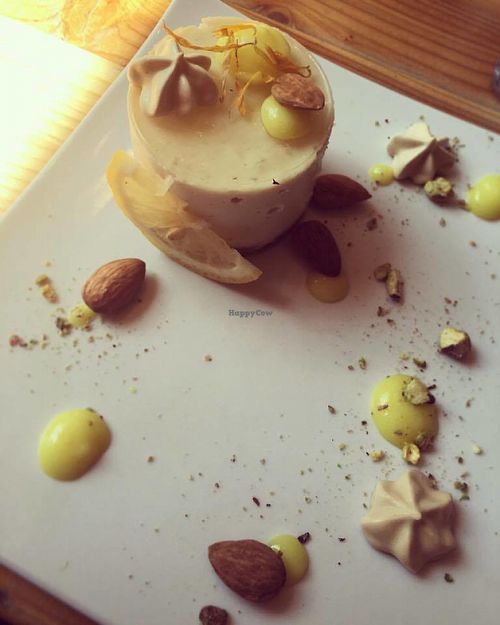 Lemon dessert! at Wild Food Cafe in London