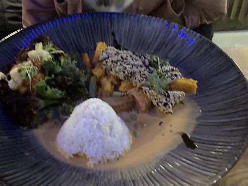 Sesam Tofu Gericht   at Maison Tom in Karlsruhe