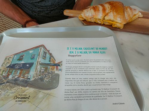 Croissant vegan at O Melhor Croissant Da Minha Rua - Guimarães II in Guimaraes