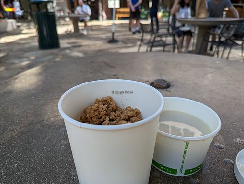 Eating outside at Marugame Udon in Honolulu