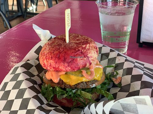 Basic Betty Burger, my favorite!  at The Dirty V in Raleigh