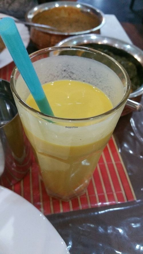 Mango lassi at Chini Chor in South West London