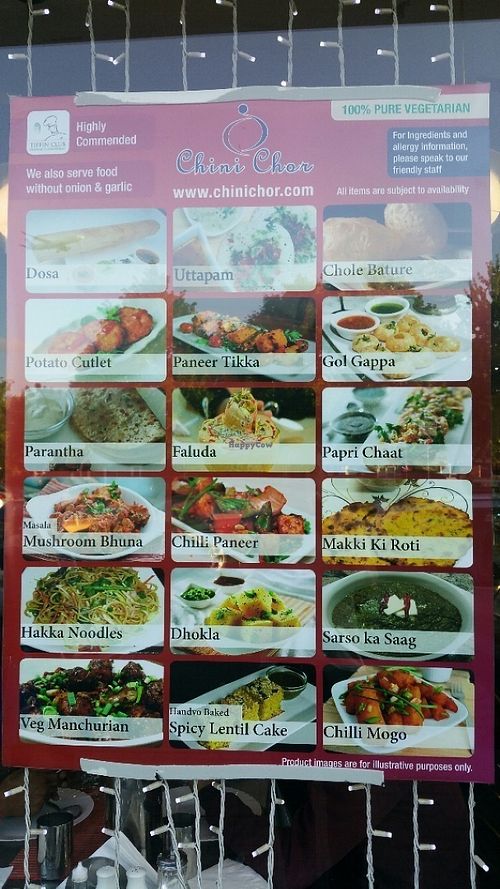 Come in and try our delicious foods at Chini Chor in South West London