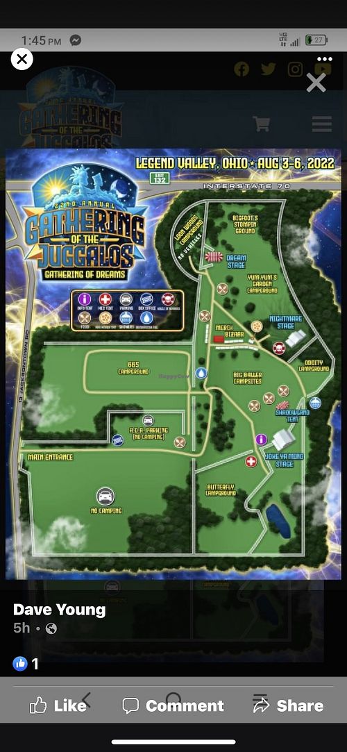 Field of dreams Ohio￼  at Ouija Macc - Psychopathic Records in Farmington Hills