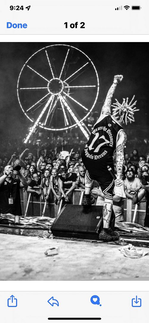 Ouija Macc Ohio my daughter is in the front row she’s born vegan she’s still vegan  at Ouija Macc - Psychopathic Records in Farmington Hills