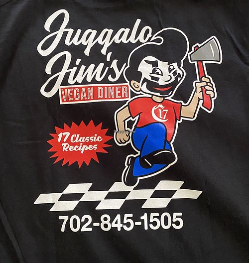 Promoting veganism   at Ouija Macc - Psychopathic Records in Farmington Hills