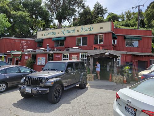 The store at Country Natural Food Store in Topanga