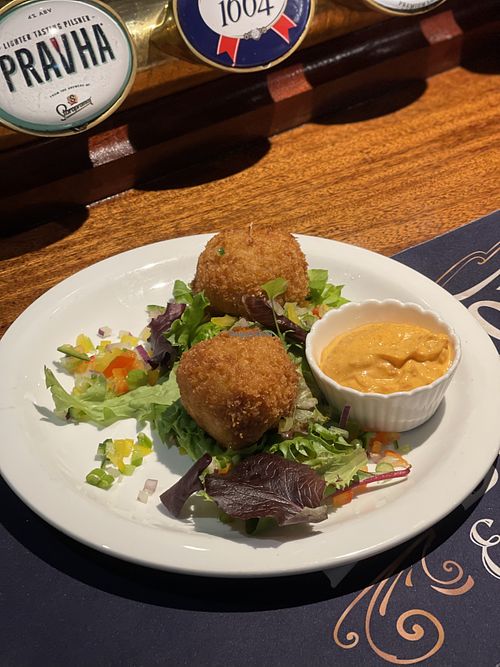 Arancini balls  at The Kings Arms All Cannings in Devizes
