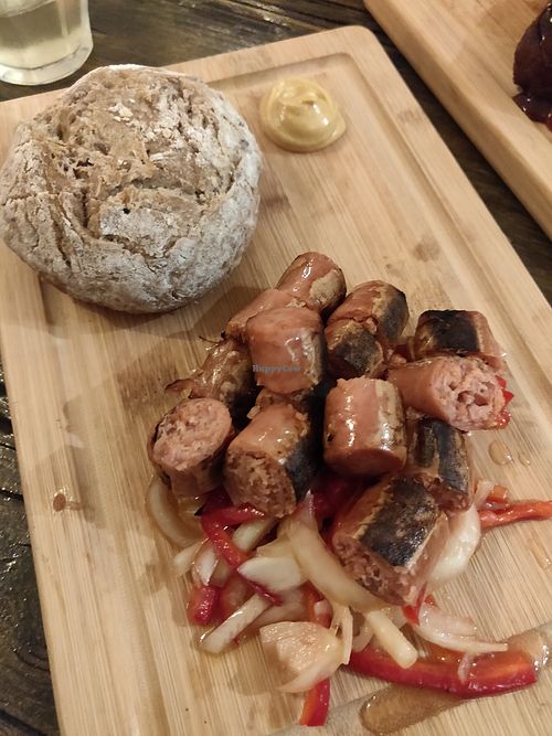 Chorizo starter at SOIL Vegan Café - East in Amsterdam