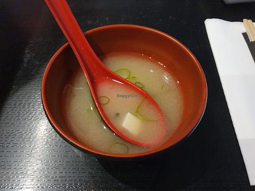 Miso soup at Kaishu in Maastricht