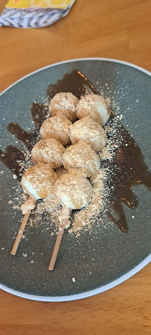 Fried dango and muscovado syrup at ALT.a - Dosan in Seoul