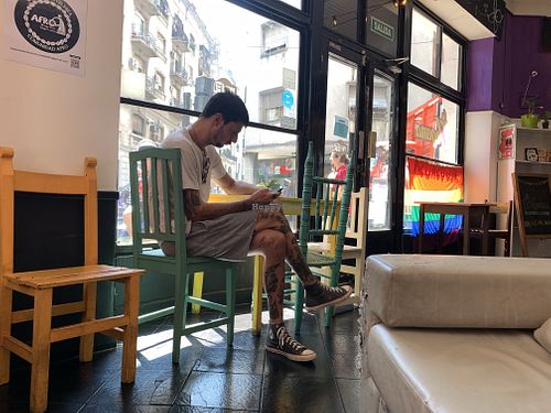 You can eat on site, or take away   at La Vegana in Buenos Aires