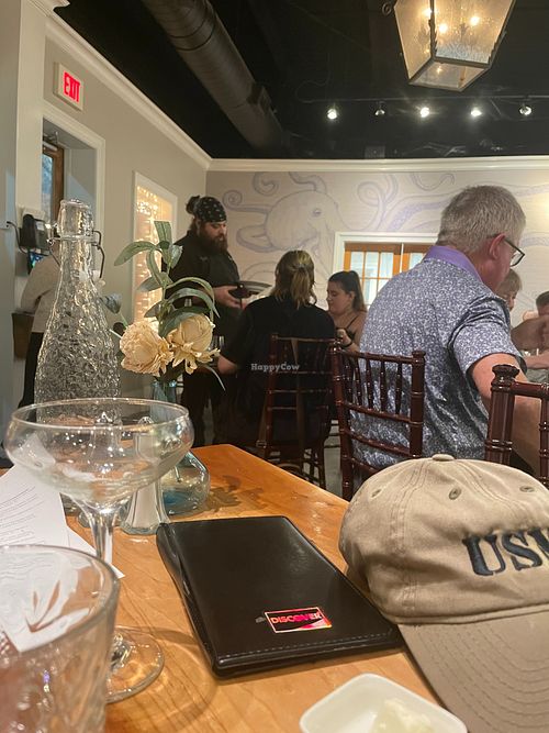 Our waiter for the "Chefs Table experience" at Agapi Bistro + Garden in Pensacola