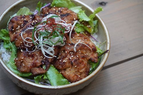 Korean BBQ bawl at TU CASA -Zero waste & Plant based- in Kyoto