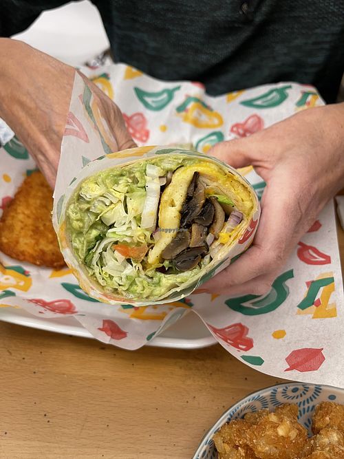 Burrito  at Vegan Grill - Upper East Side in New York City