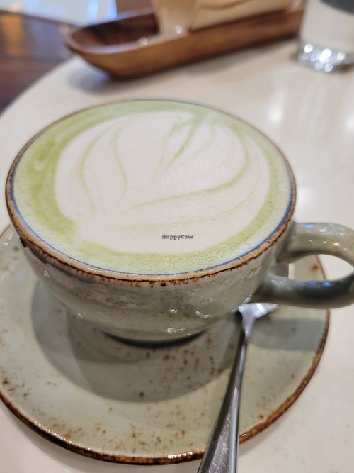 Matcha latte at SHAKA - Mall of Asia in Pasay