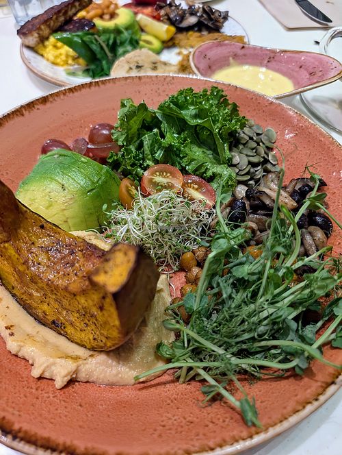 Roasted pumpkin and hummus bowl at SHAKA - Mall of Asia in Pasay
